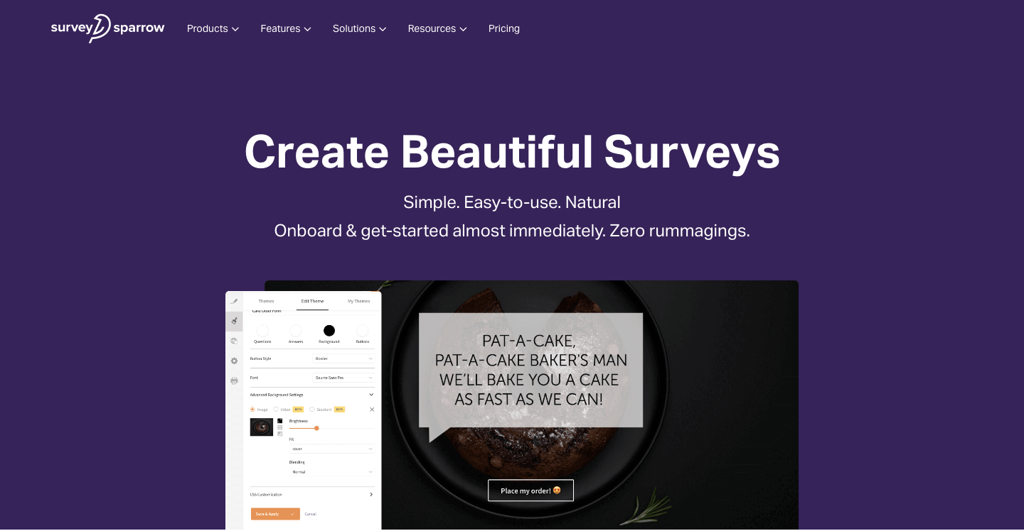 Build engaging surveys with greater response rates.