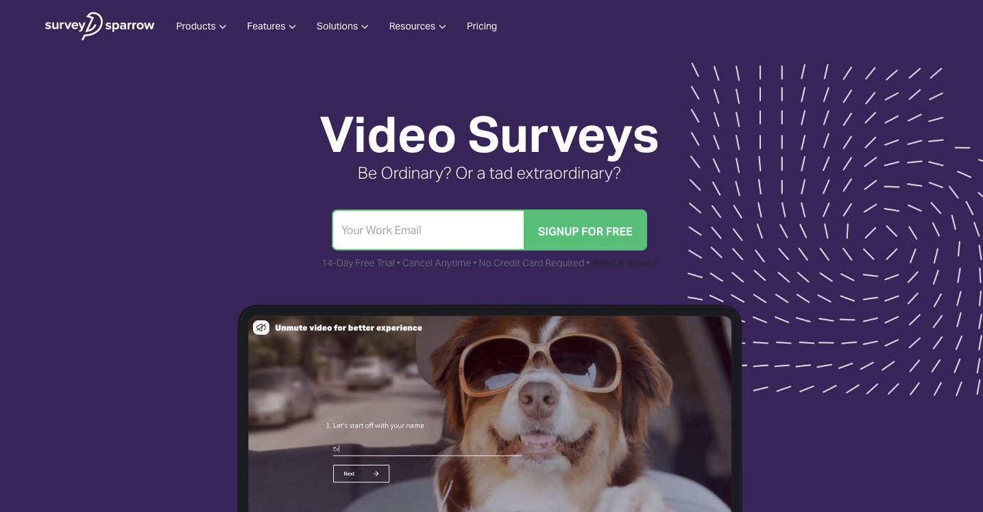 Create a lasting impression on your audience’s minds with video surveys.